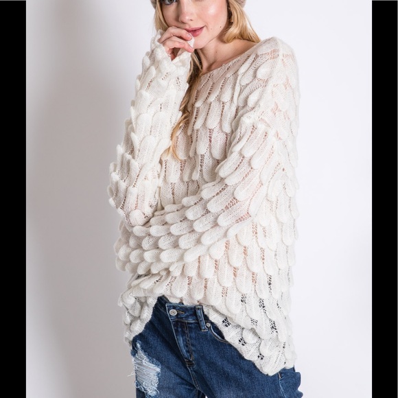 Gorgeous Feather Sweater - Picture 5 of 8